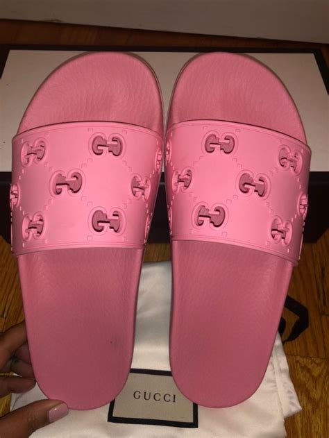 gucci puff slides|gucci slides girl.